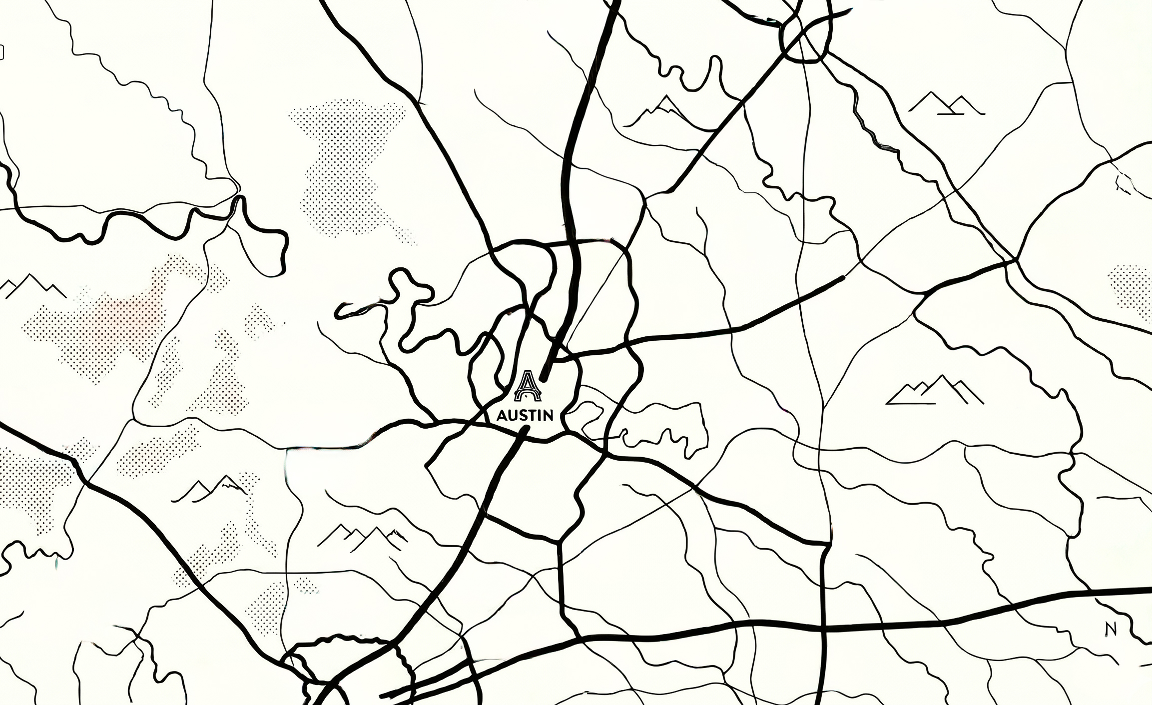 Central Texas install map